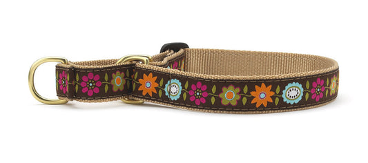 Bella Floral Martingale Dog Collar
