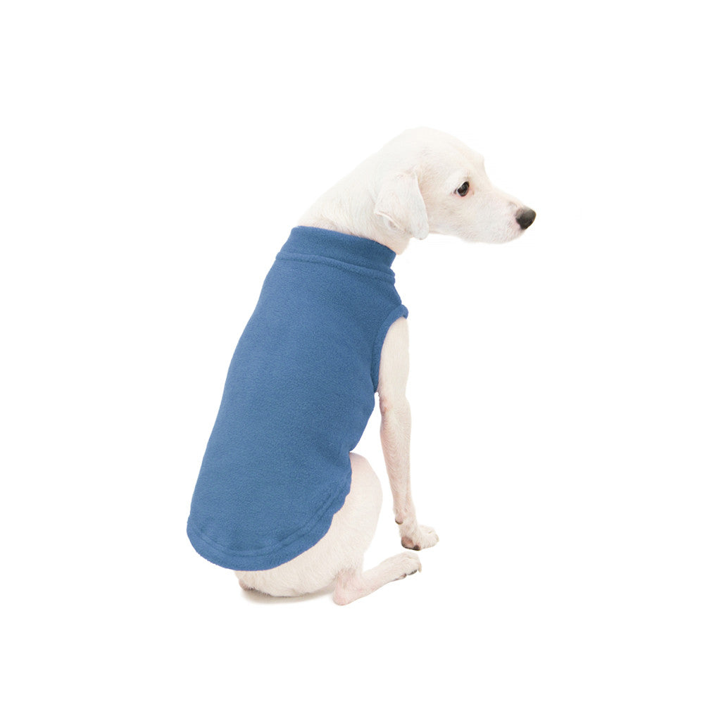 Stretch Fleece - Steel Blue