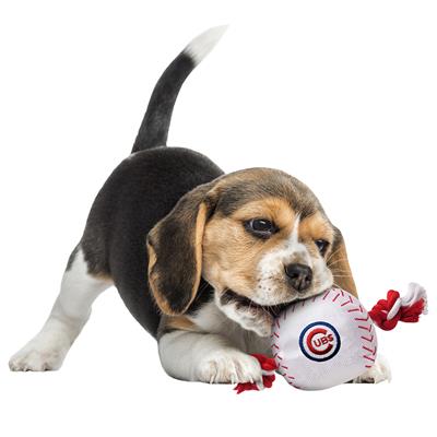 Chicago Cubs Baseball Toy - Nylon w/rope