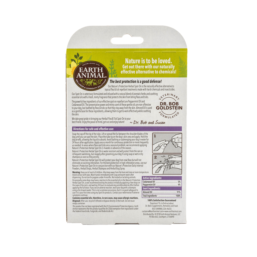 Nature’s Protection Flea & Tick Herbal Spot-On For Dogs