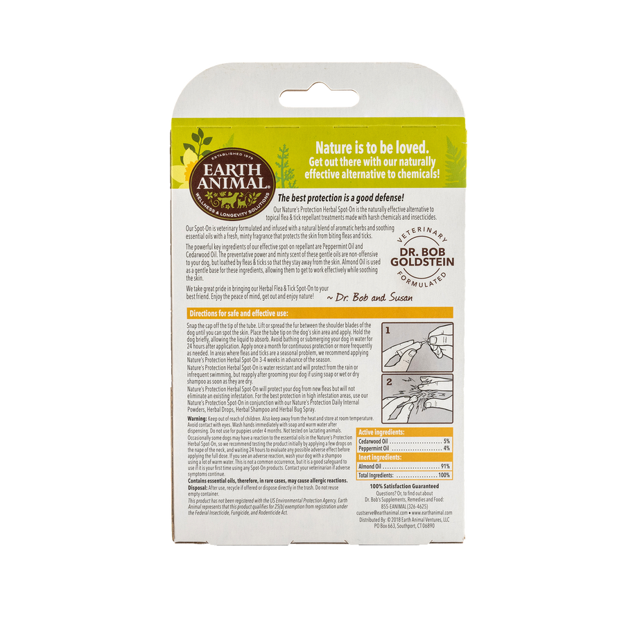 Nature’s Protection Flea & Tick Herbal Spot-On For Dogs