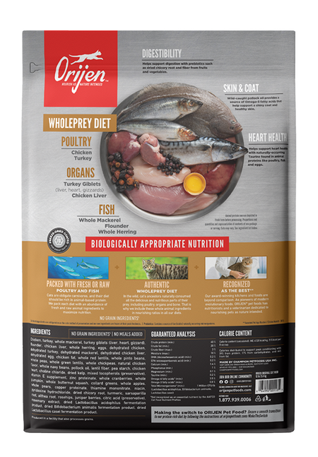 Orijen Dry Cat Food - Original Cat 12lbs