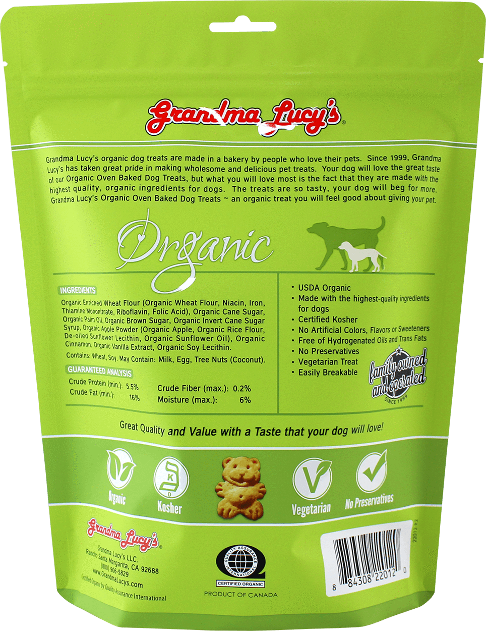 Grandma Lucy's Organic Oven-baked Apple 14oz