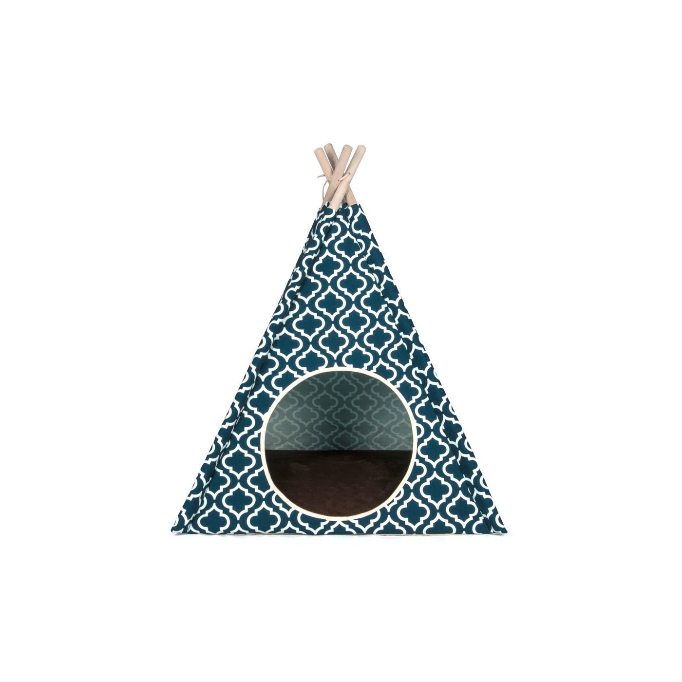 Pet Teepee Tent - Moroccan Navy