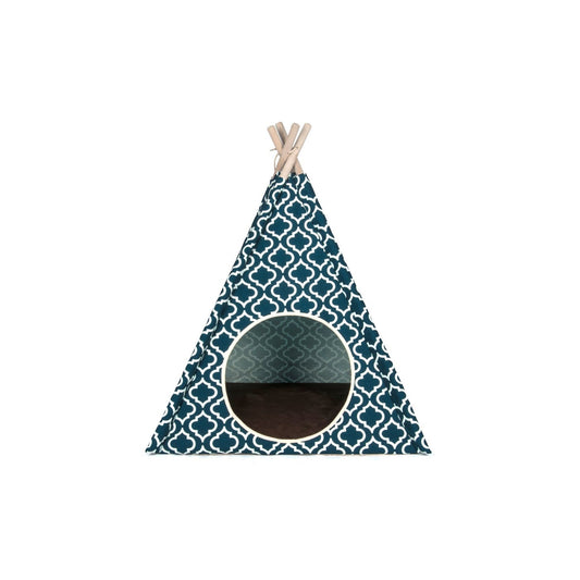 Pet Teepee Tent - Moroccan Navy