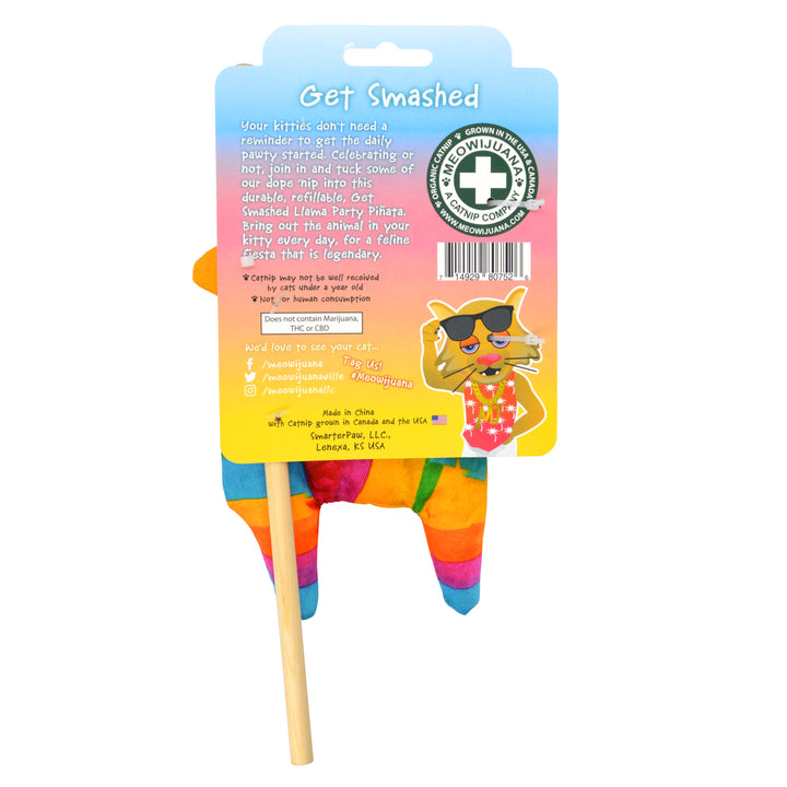 Get Smashed Refillable Llama Piñata