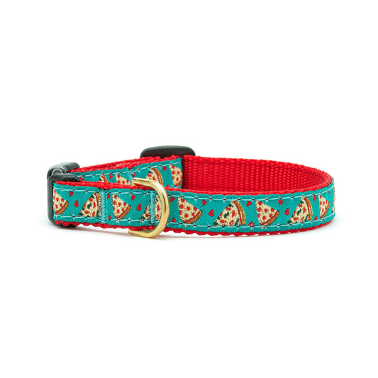 Pizza Lover Small Breed Dog Collar