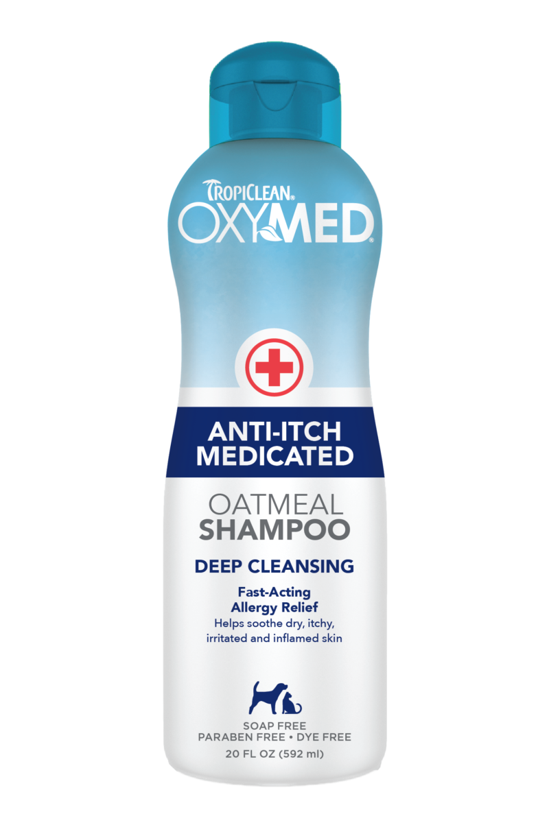 TropiClean OxyMed Anti-Itch Medicated Shampoo (Soothe, dry, itchy skin)
