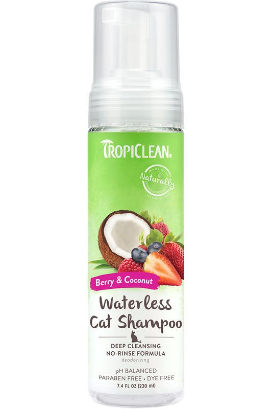 TropiClean Waterless Cat Shampoo : Deep Cleaning