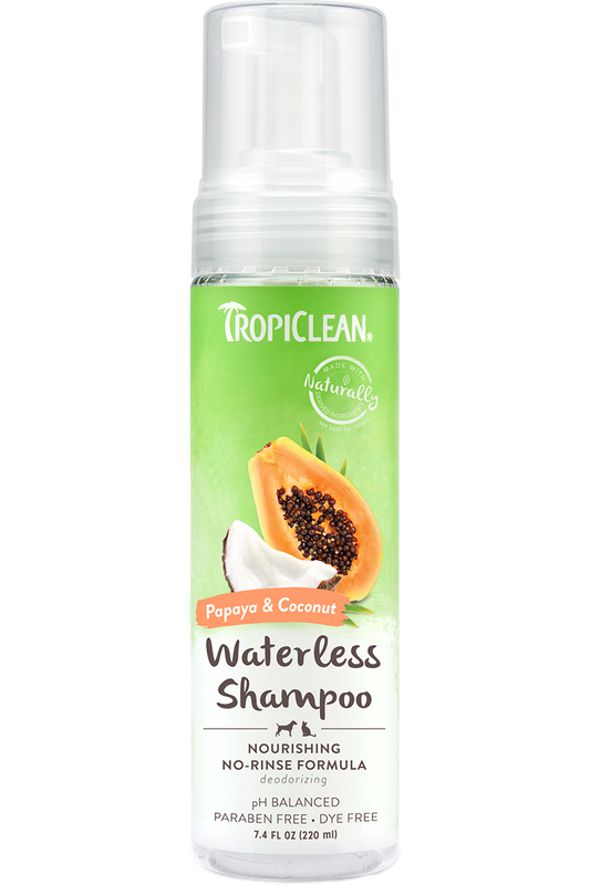 TropiClean Papaya and Coconut Waterless Shampoo