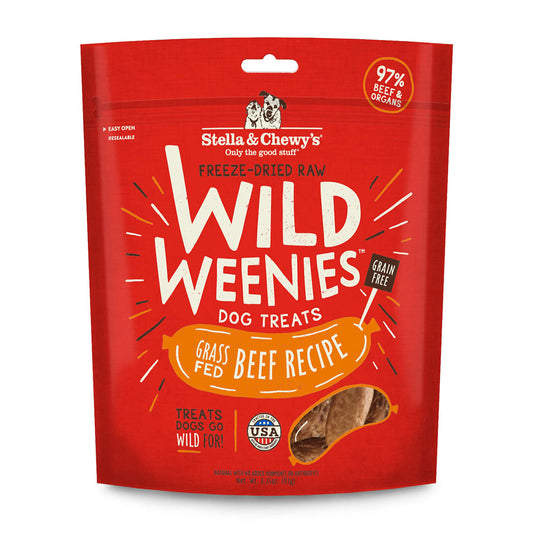 Stella&Chewy's Wild Weenies Grass-Fed Beef 3.25oz