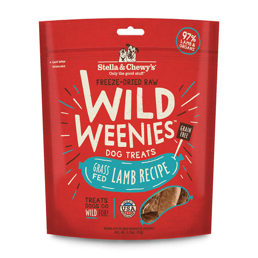 Stella&Chewy's Wild Weenies Grass-Fed Lamb 3.25oz