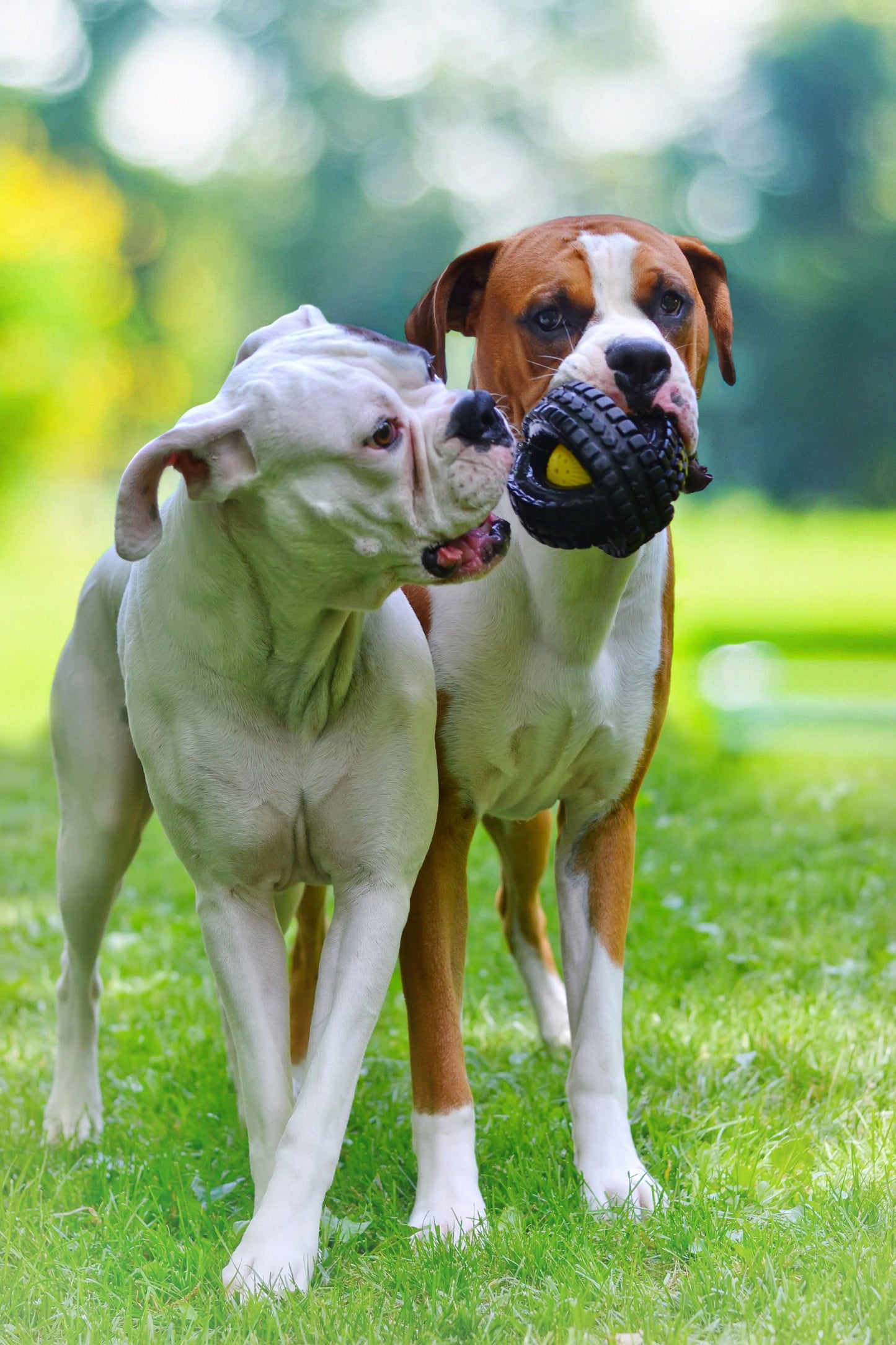 Pet Qwerks Animal Sounds X-Tire Ball Dog Toy
