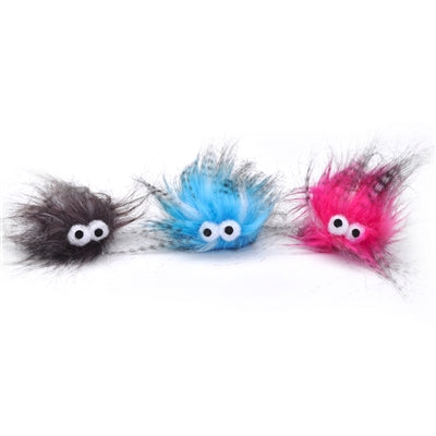 5" Plush Monster Cat Toy