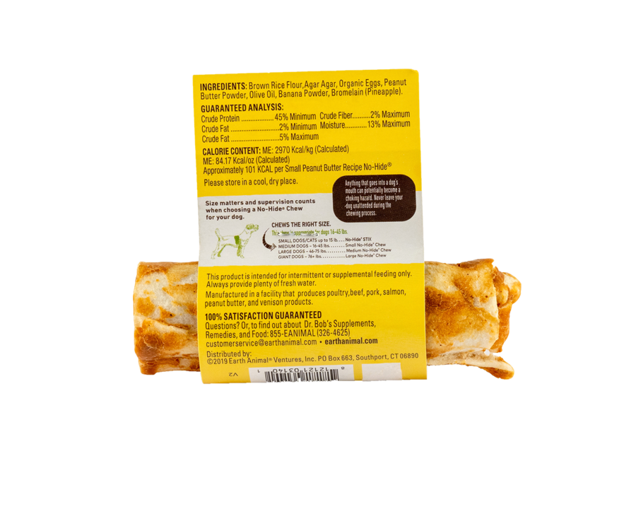 Peanut Butter No-Hide® Wholesome Chews - Small
