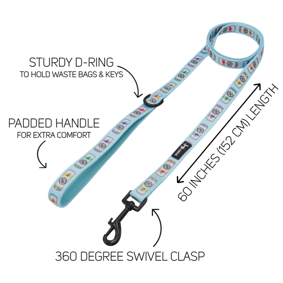 Woof Claw Dog Fabric Leash