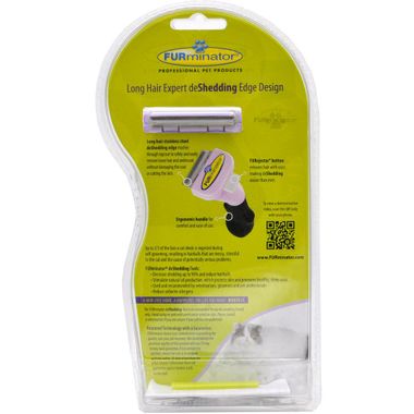 FURminator Long-Hair deShedding Tool for SMALL Cats
