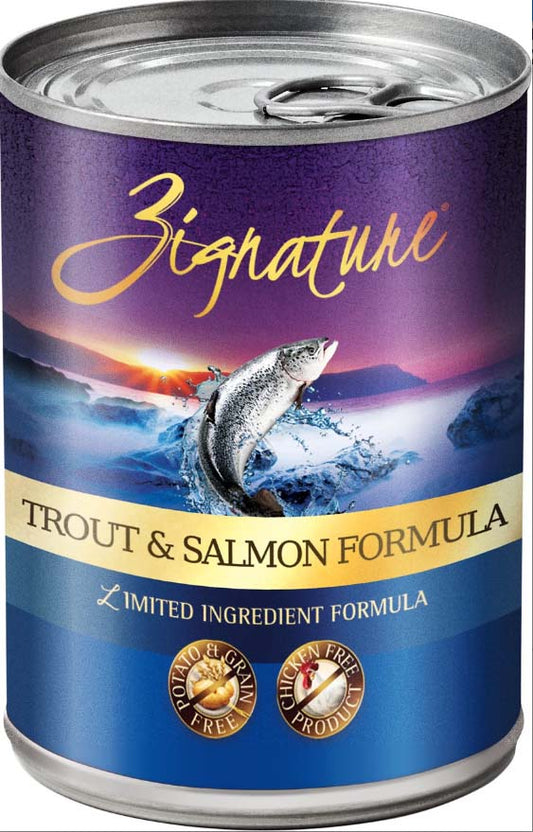 Zignature Trout & Salmon Limited Ingredient Formula Grain-Free 13oz