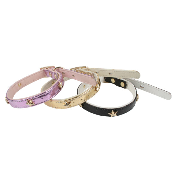 Star Charm Metallic Collar