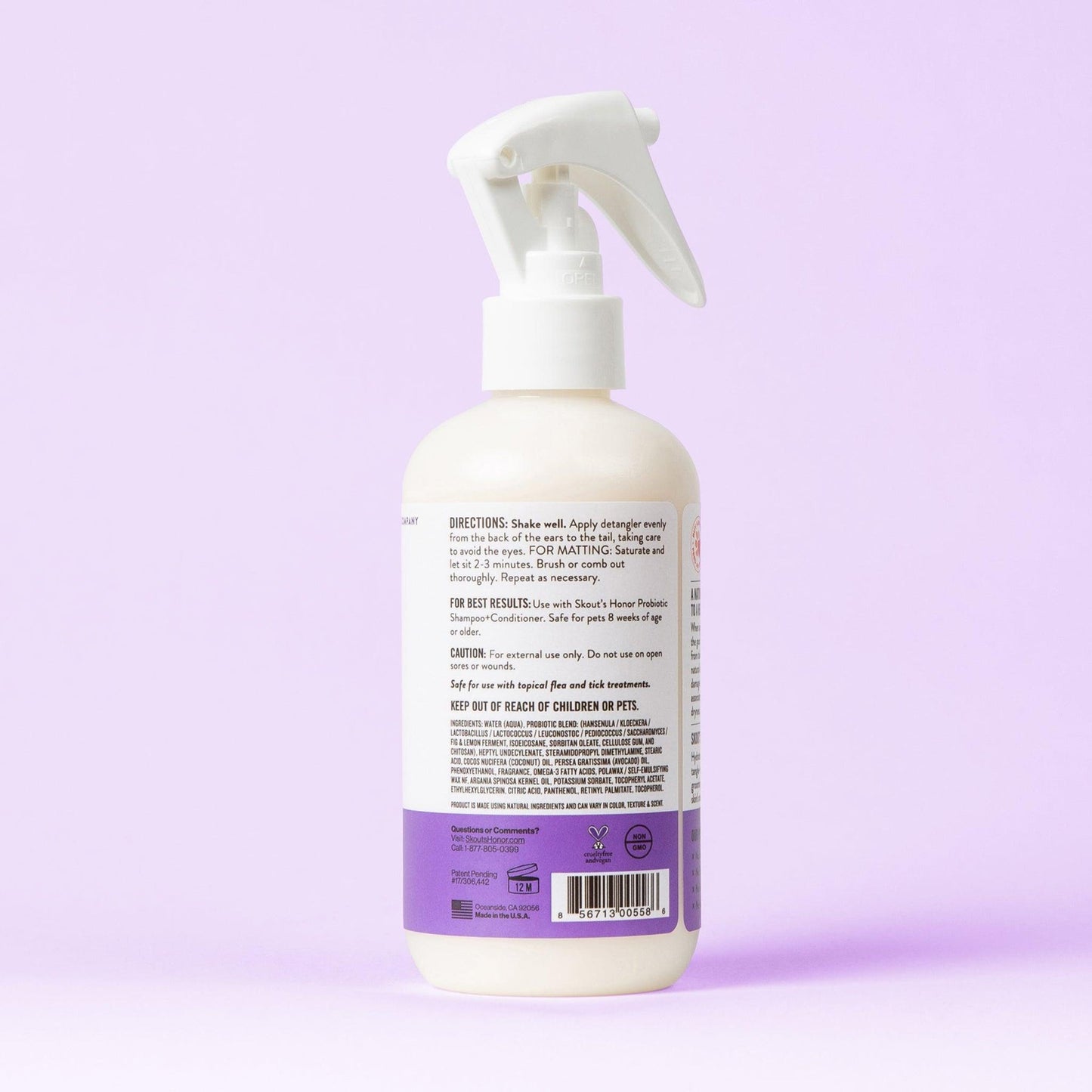Skout's Honor Probiotic Detangler Lavender (8oz)