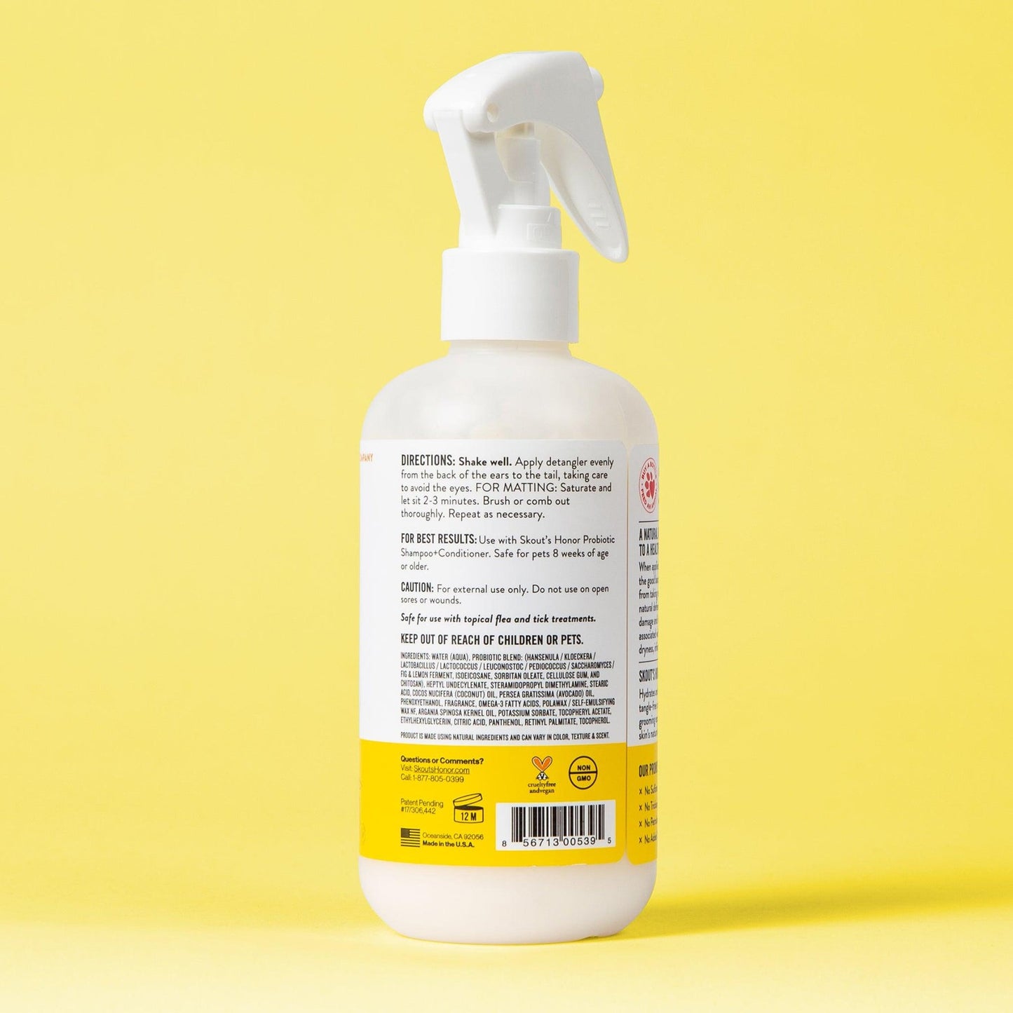 Skout's Honor Probiotic Detangler Honeysuckle (8oz)