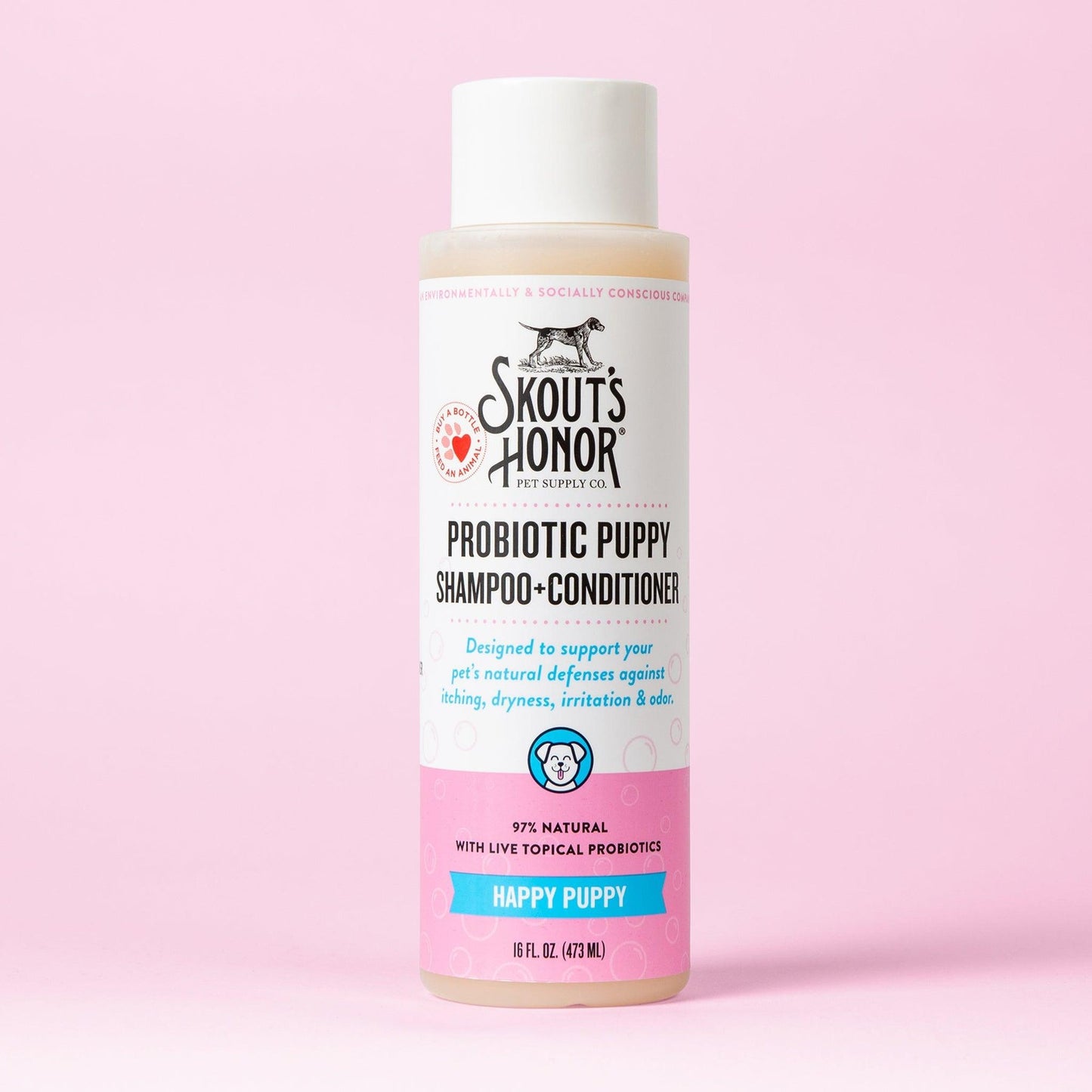 Skout's Honor Probiotic Shampoo+Conditioner Happy Puppy(Lilac & Linen) 16oz