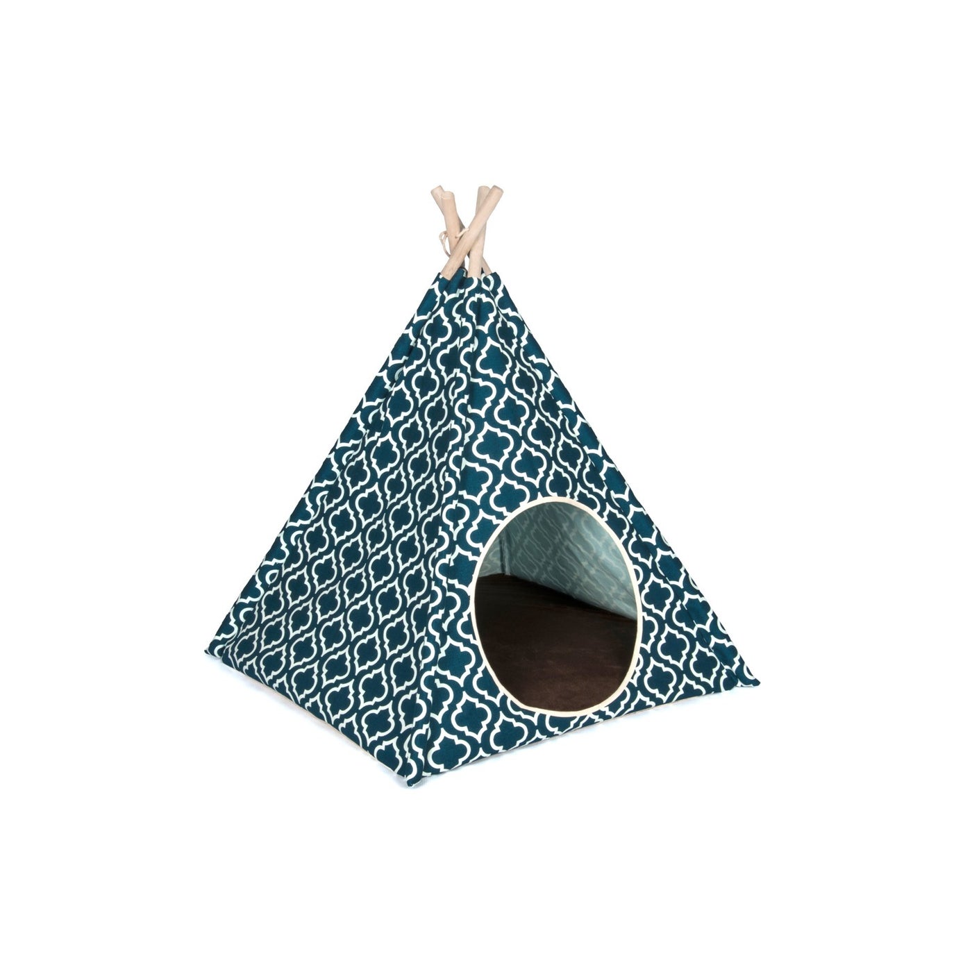 Pet Teepee Tent - Moroccan Navy