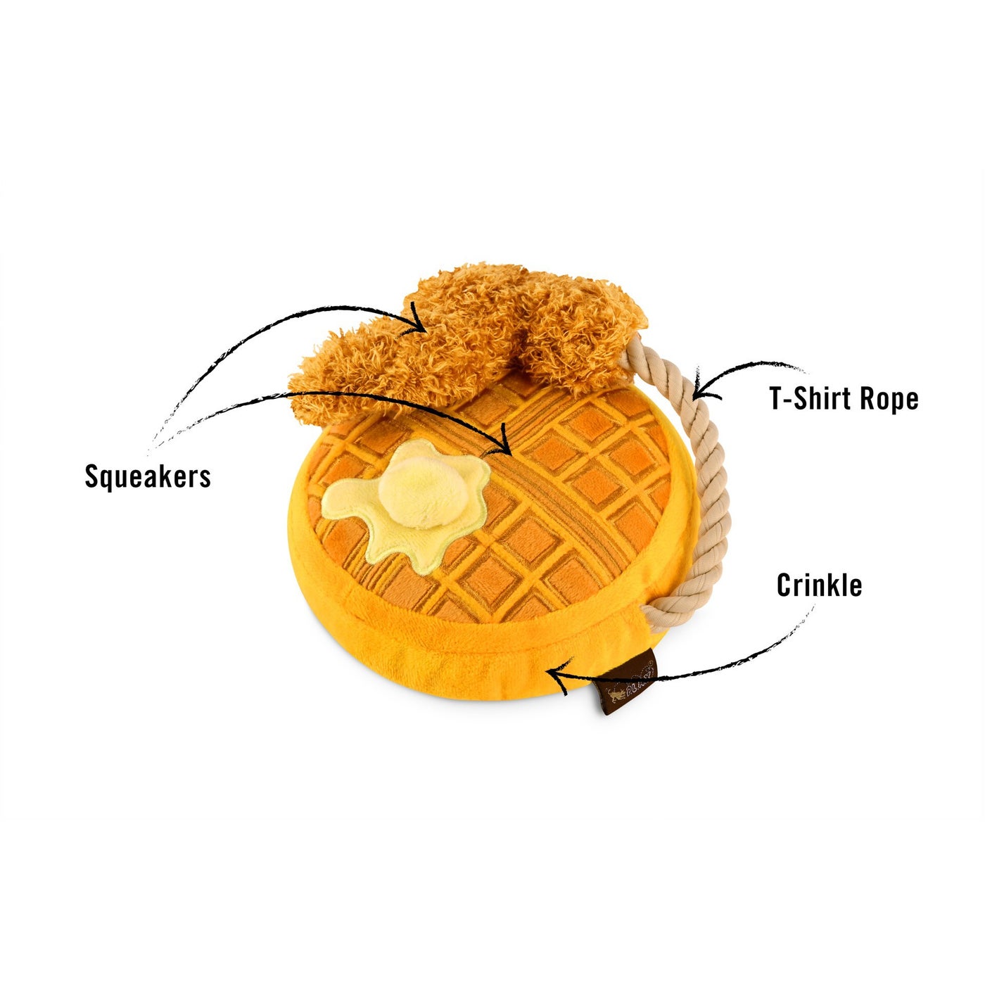 Barking Brunch - Chicken & Woofles Toy
