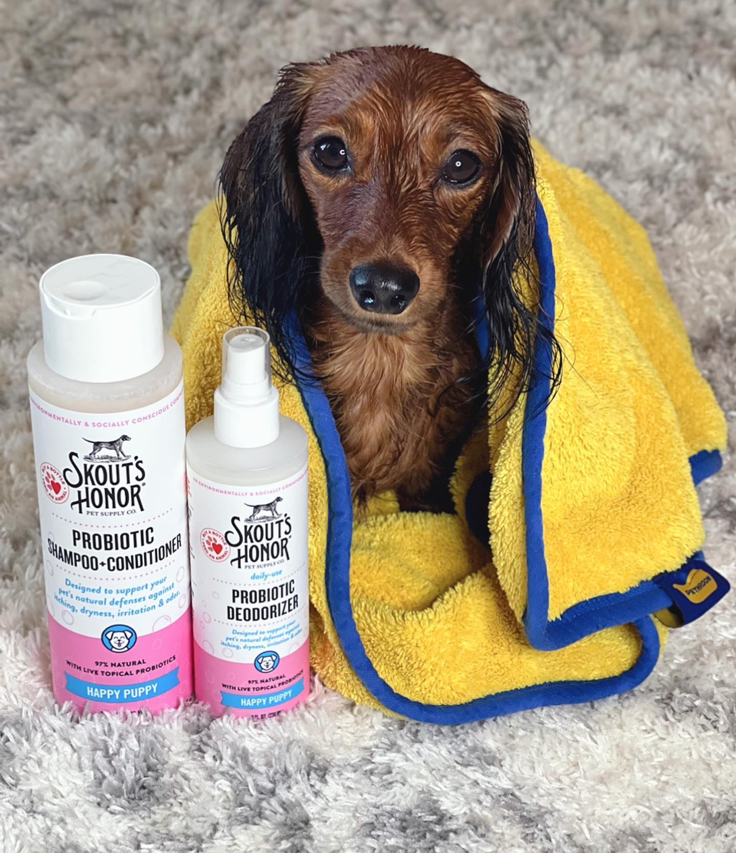 Skout's Honor Probiotic Shampoo+Conditioner Happy Puppy(Lilac & Linen) 16oz
