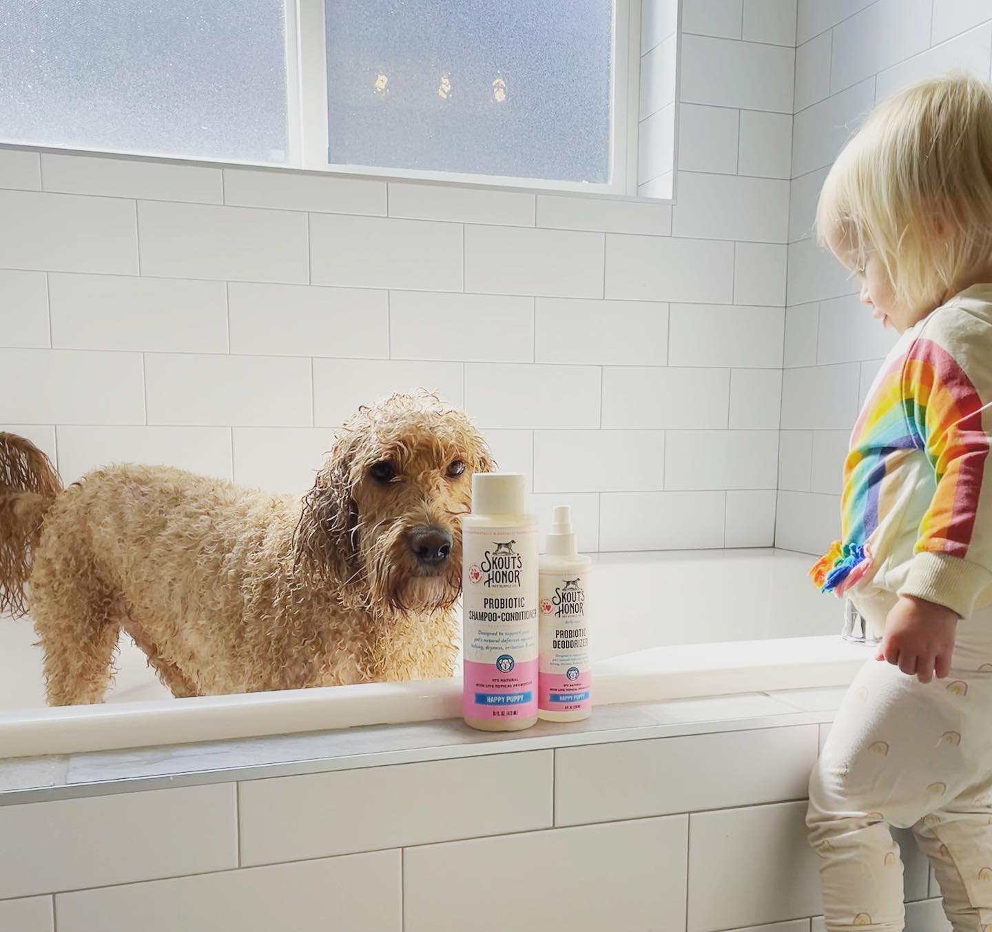Skout's Honor Probiotic Shampoo+Conditioner Happy Puppy(Lilac & Linen) 16oz