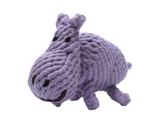 Hank The Hippo Rope Dog Toy
