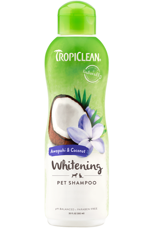 TropiClean Awapuhi & Coconut Pet Shampoo (Whitening)