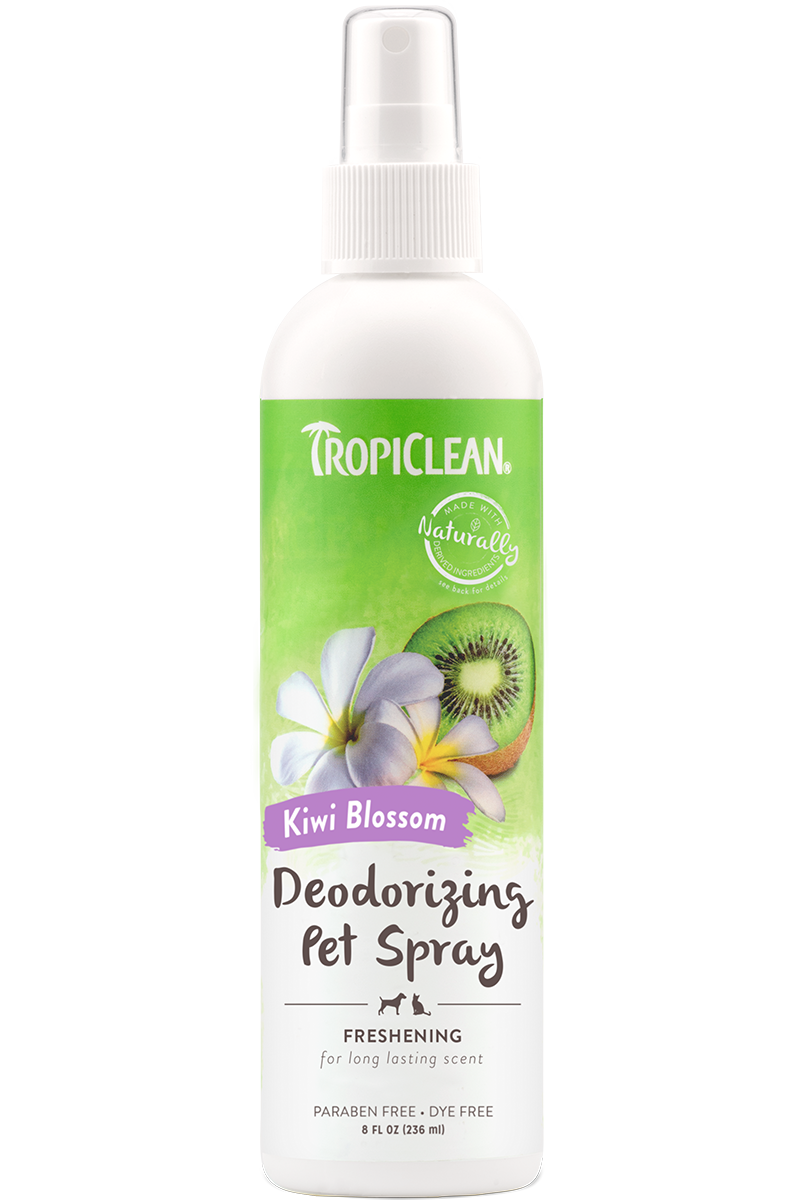TropiClean Kiwi Blossom Deodorizing Spray for Pets