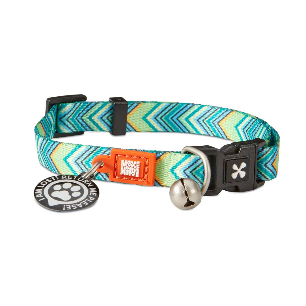 Smart ID Cat Collar - Vintage Green