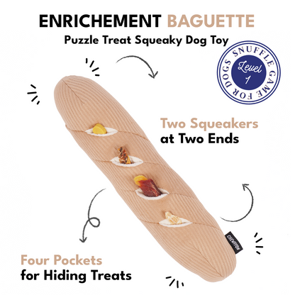 Baguette Dog Toy