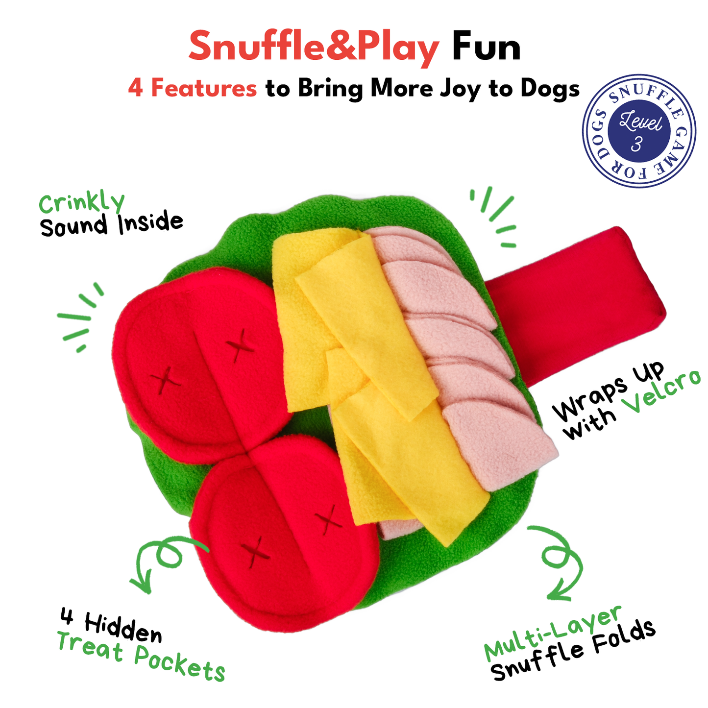 Burrito Snuffle Toy