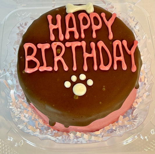 Happy Birthday Doggie Cake