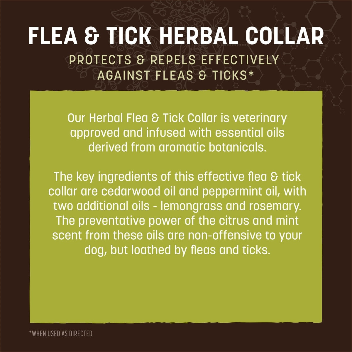 Nature's Protection Flea & Tick Herbal Collar for Dogs