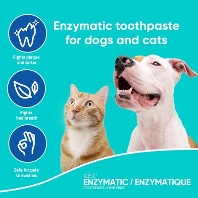 Virbac | C.E.T. Enzymatic Poultry Flavored Dog & Cat Toothpaste, 70 gram