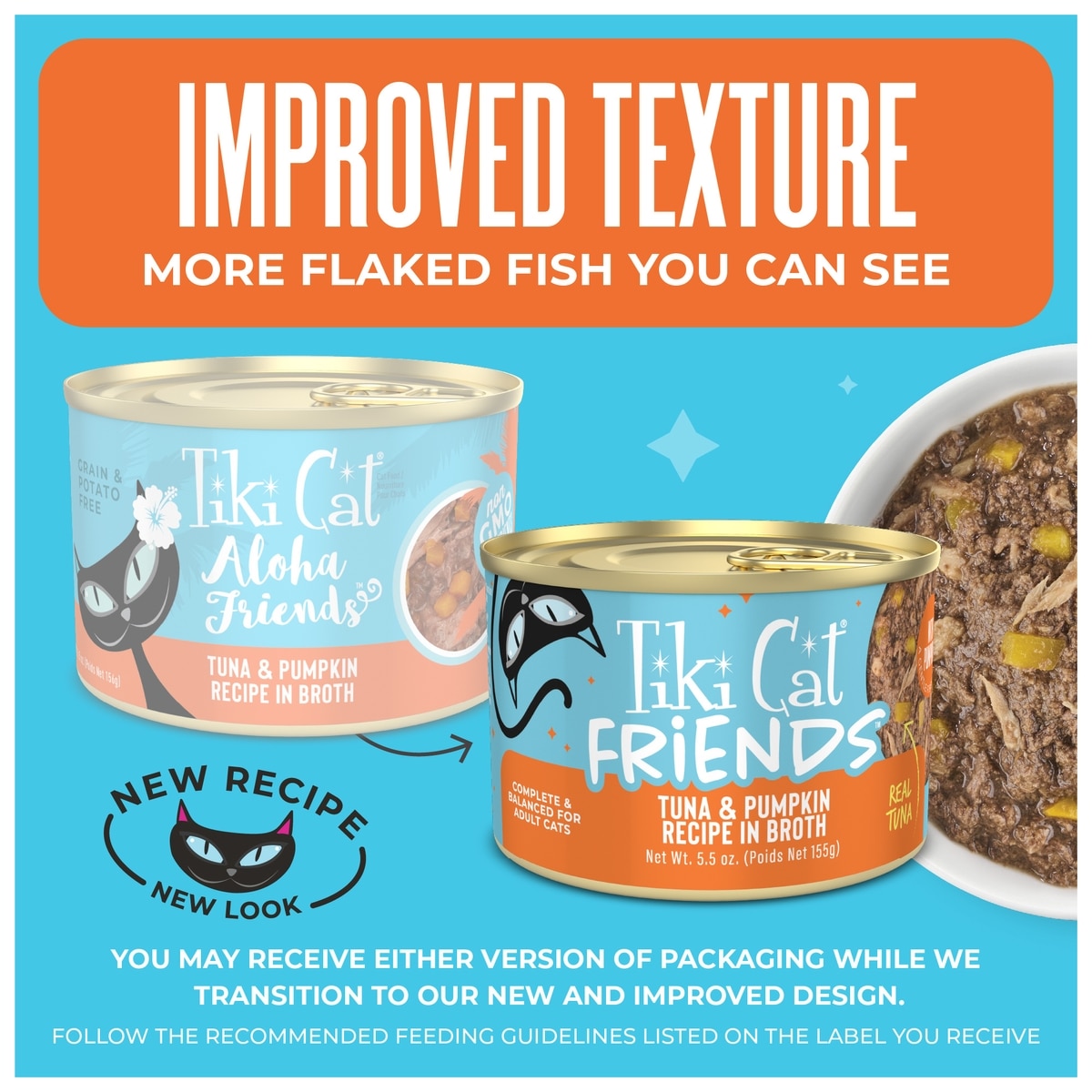 Tiki Cat FRIENDS TUNA & PUMPKIN 5.5OZ