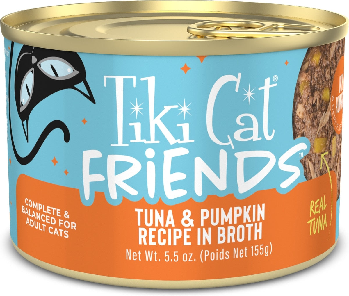 Tiki Cat FRIENDS TUNA & PUMPKIN 5.5OZ