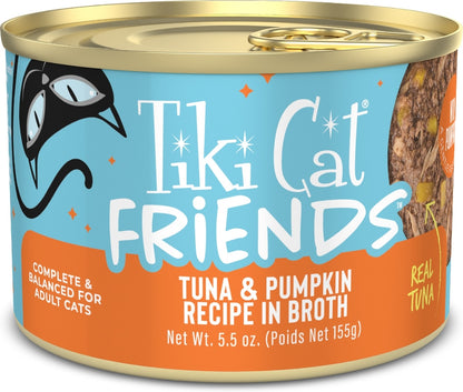 Tiki Cat FRIENDS TUNA & PUMPKIN 5.5OZ