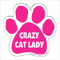 Car Magnet - Crazy Cat Lady Pink
