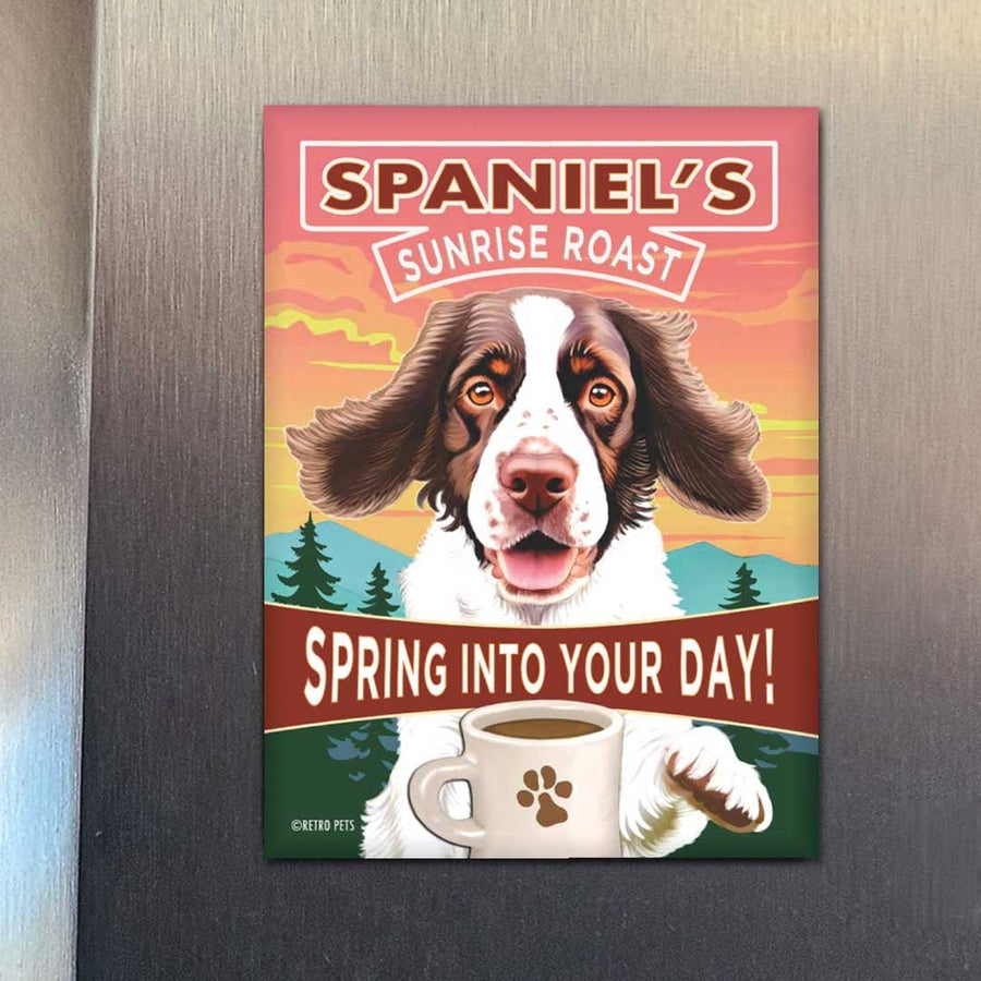Dog Magnet - Springer Spaniel "Spaniel's Sunrise"Roast