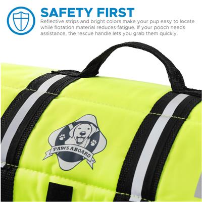 Dog Life Jacket - Neon Yellow