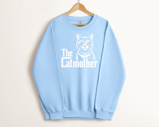 The Cat Mother Sweatshirt, Light Blue