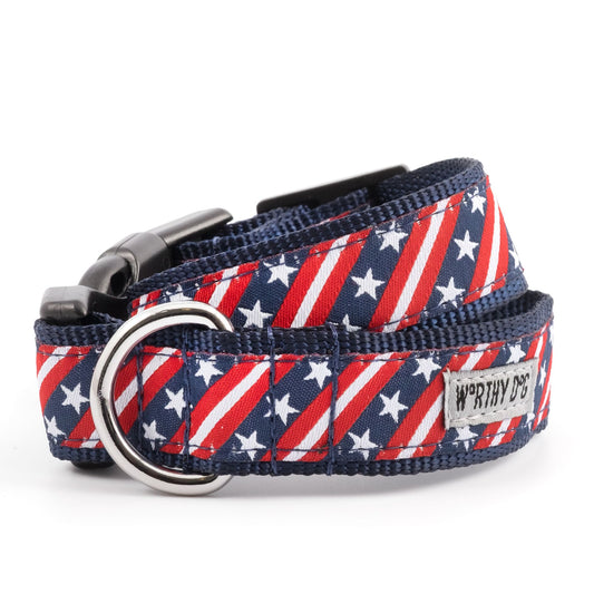 Bias Stars and Stripes Dog Collar