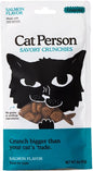 Cat Person Salmon Savory Crunchies Cat Treats, 2oz