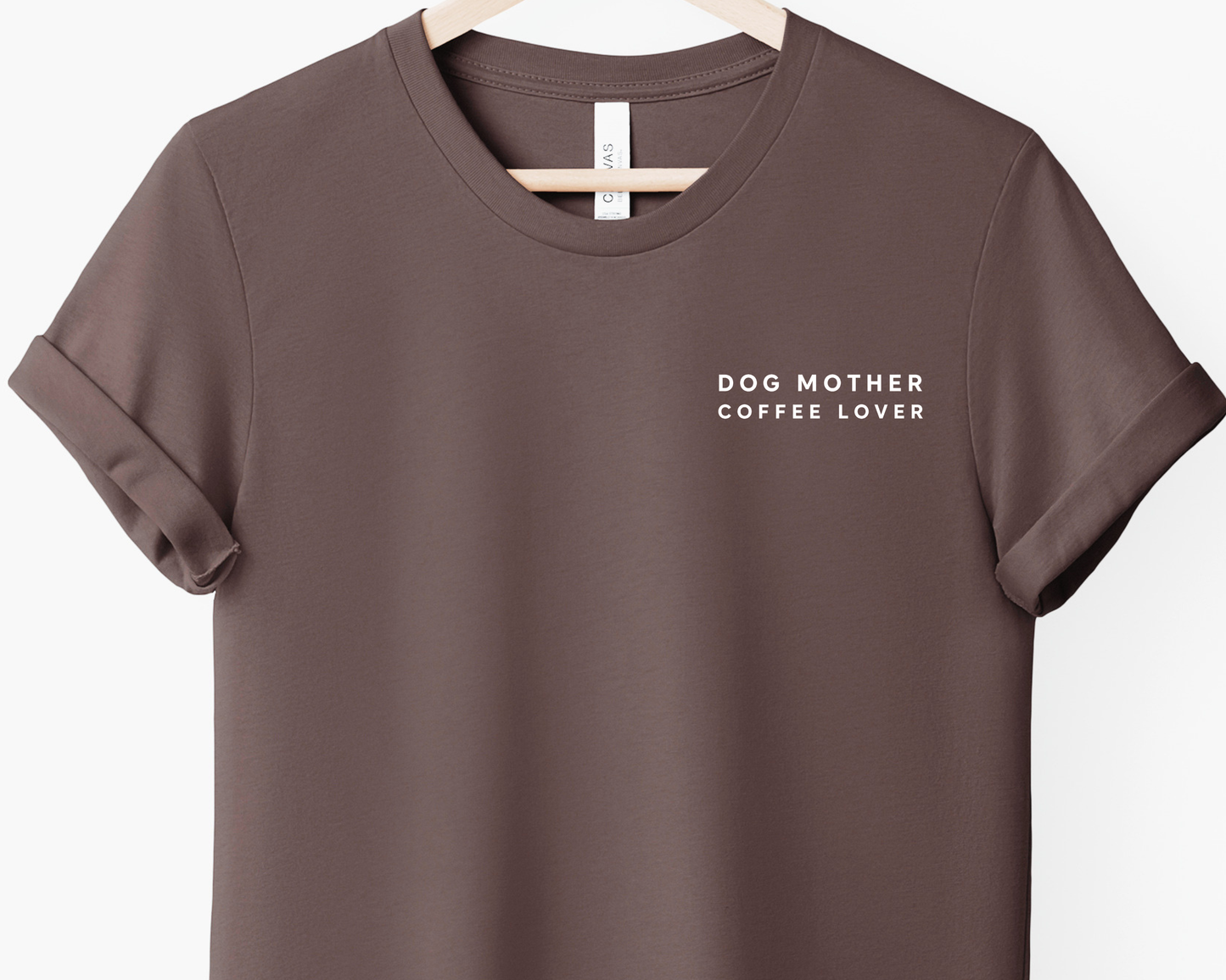 Dog Mother Coffee Lover Tee | Cocoa