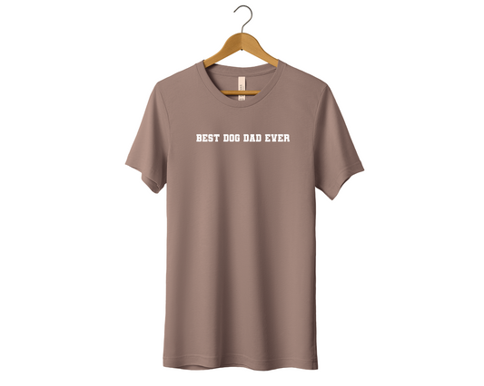 Best Dog Dad Ever T-shirt, Cocoa